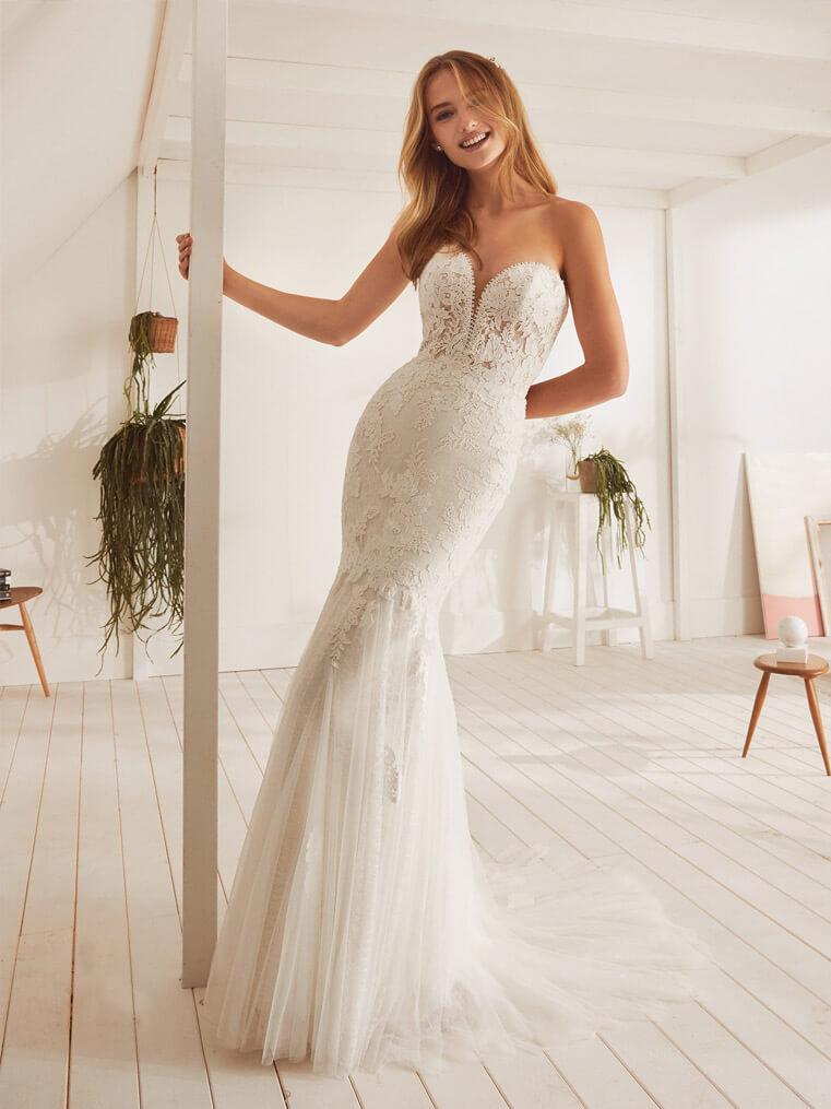 Robe de mariée décolleté coeur | WeChain