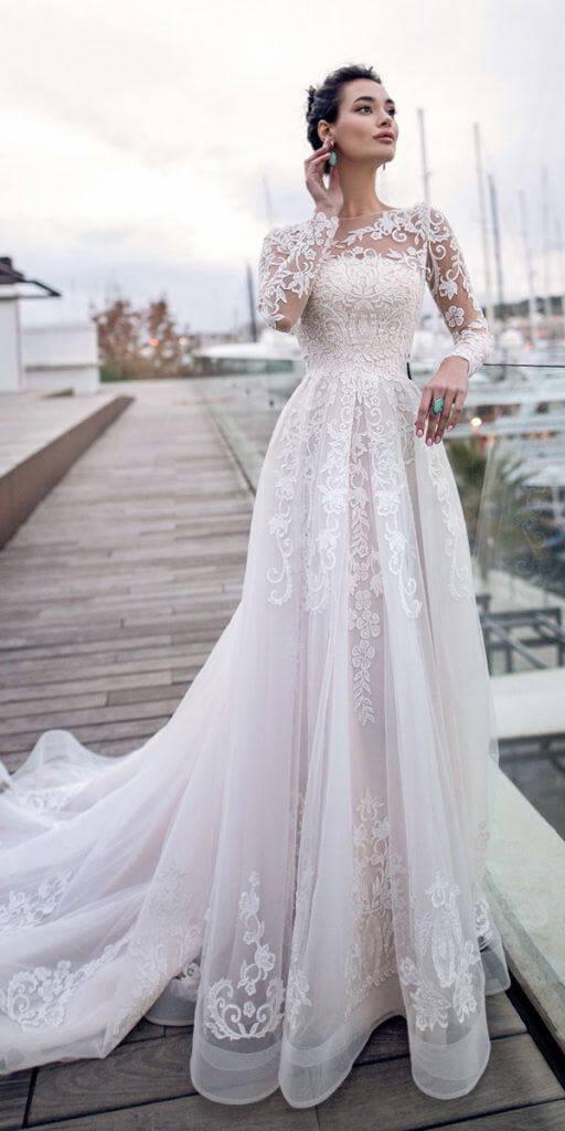 Robe de mariée manches longues | WeChain