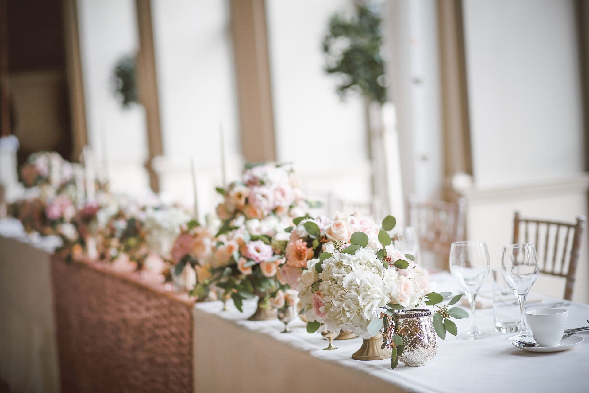 Fleurs sur table